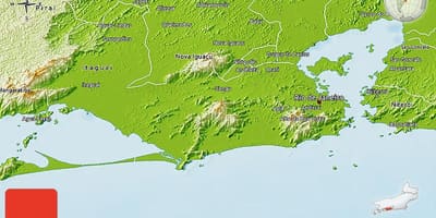Geografski zemljevid Rio