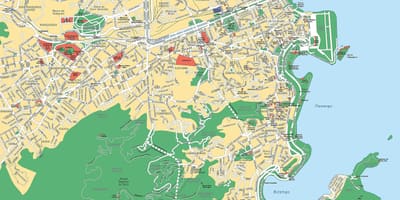 Rio de Janeiru v zemljevidu